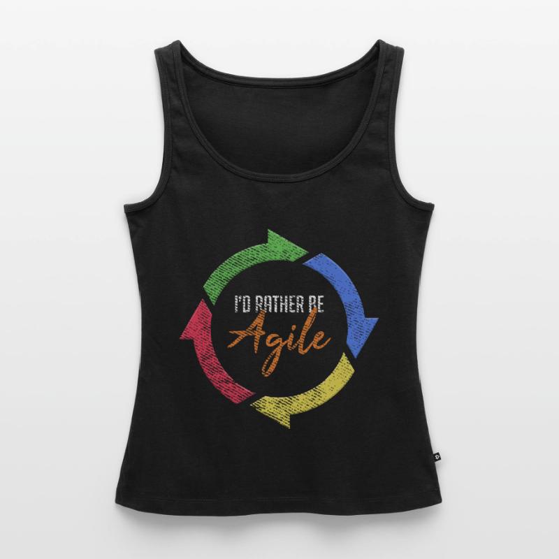 Agile Scrum Master Software Devops Coding Frauen Premium Organic Tank Top