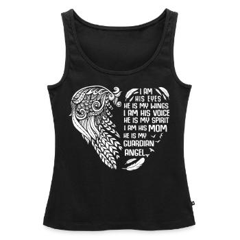 Grief for the Prodited Son, he is mine - Women’s Premium Organic Tank top - black - Front - AI Model Female 172 light (172cm)