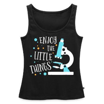 Biologists Biology Genetics Researcher Student - Women’s Premium Organic Tank top - black - Front - AI Model Female 172 light (172cm)