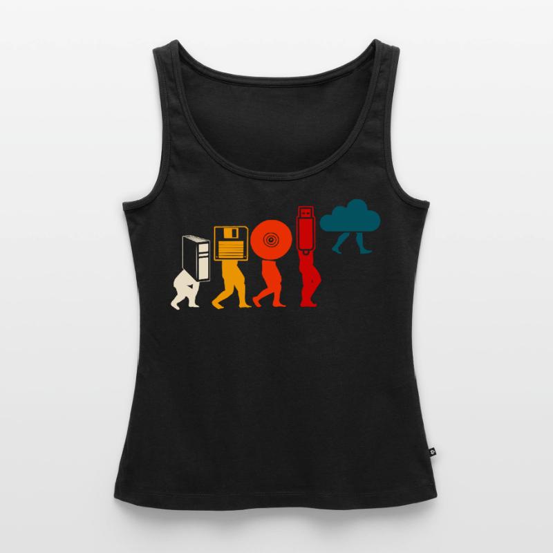 Cloud Programmer Evolution. Frauen Premium Organic Tank Top