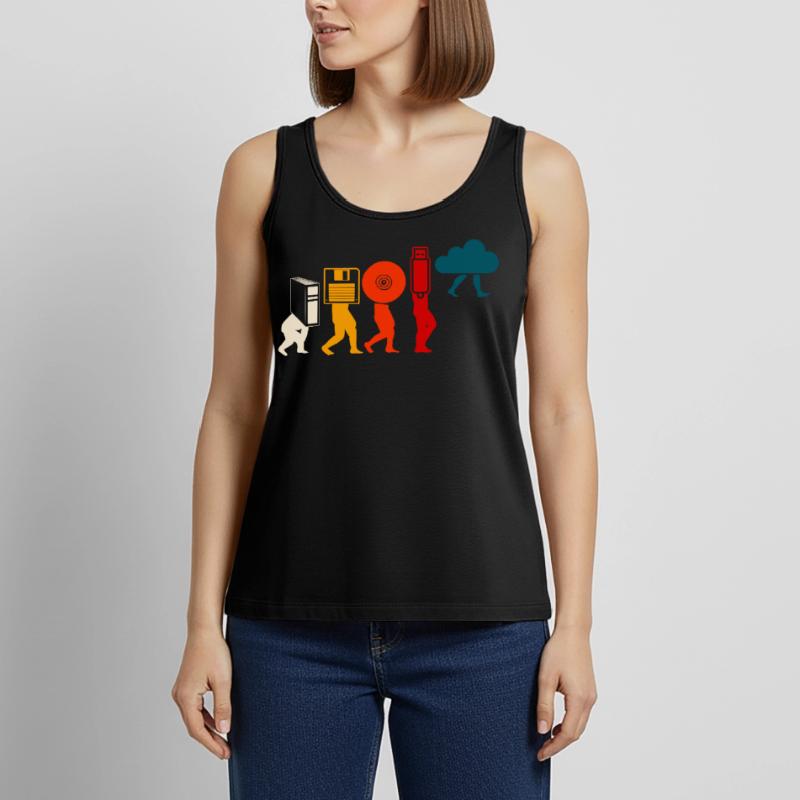 Cloud Programmer Evolution. Frauen Premium Organic Tank Top