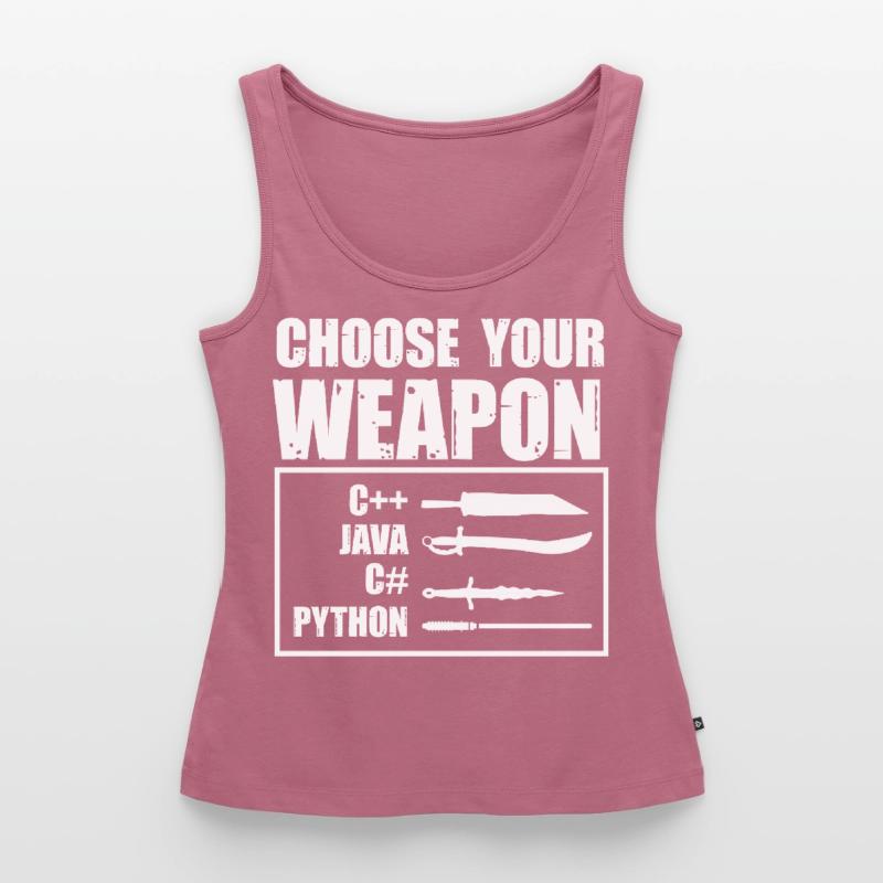 Python-Programmierung, Programmierer, Coder Frauen Premium Organic Tank Top