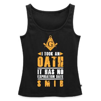 Maison, Ich Habe Einen Eid, Zimmermann - Frauen Premium Organic Tank Top - Schwarz - Vorne - AI Model Female 172 light (172cm)