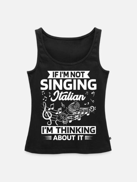 Opernsänger, Gesang, Opera - Frauen Premium Organic Tank Top - Schwarz