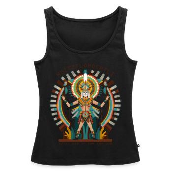 Aztec Deity Huitzilopochtli Ancient Aztec History - Frauen Premium Organic Tank Top - Schwarz - Vorne - AI Model Female 172 light (172cm)