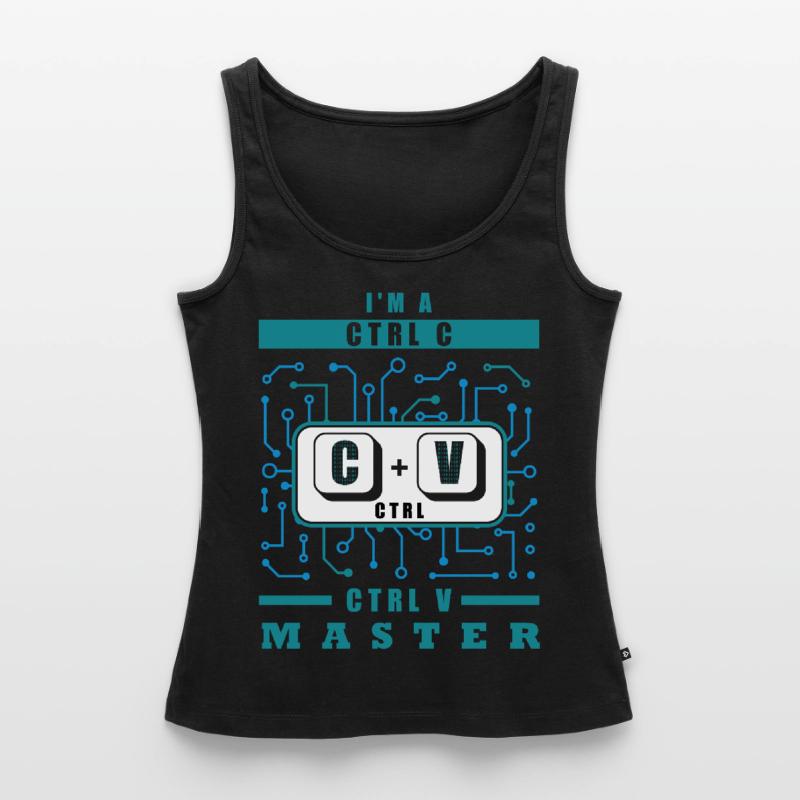 Binary Code Programmer Computer Science Programmin Frauen Premium Organic Tank Top