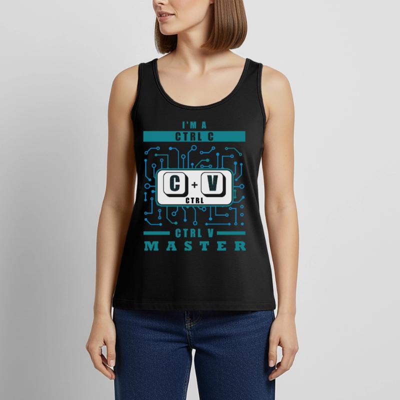 Binary Code Programmer Computer Science Programmin Frauen Premium Organic Tank Top