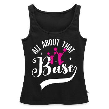 Cheerleadermädchen Cheerleading Jubel Jugend - Frauen Premium Organic Tank Top - Schwarz - Vorne - AI Model Female 172 light (172cm)