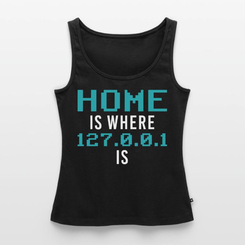 Localhost Programming Computer Scientist Funny Pro Frauen Premium Organic Tank Top