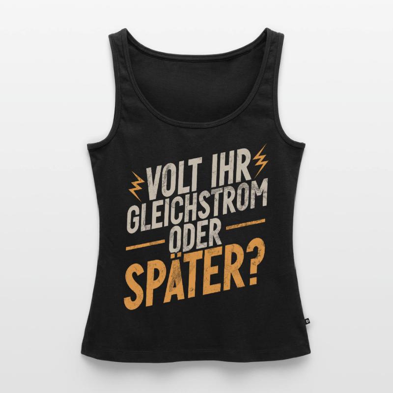 Electronics Technician Electrics Profession Volt Electrical Engineering Women’s Premium Organic Tank top