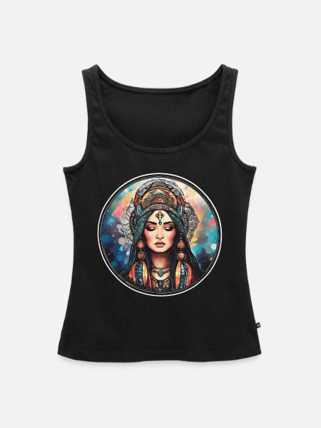 Shaman - Frauen Premium Organic Tank Top - Schwarz