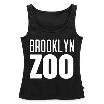 Brooklyn zoo - Débardeur bio Premium Femme - noir - Devant - AI Model Female 172 light (172cm)