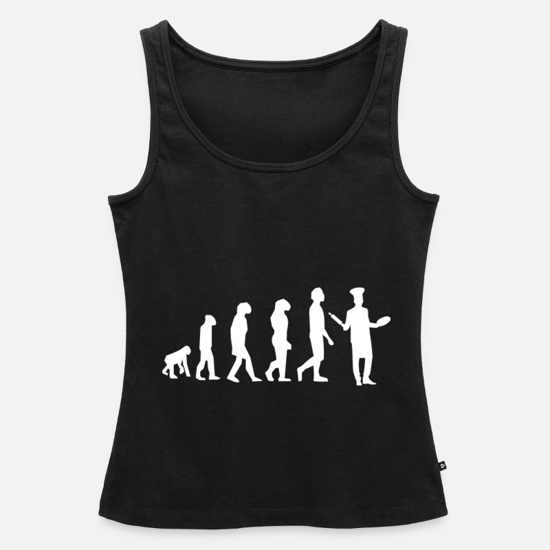 evolution chef patissier cuisine - Women’s Premium Organic Tank top - black