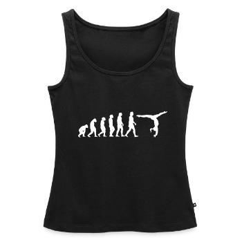 Gymnastique Gymnastique Gymnastique Gymnastique - Débardeur bio Premium Femme - noir - Devant - AI Model Female 172 light (172cm)