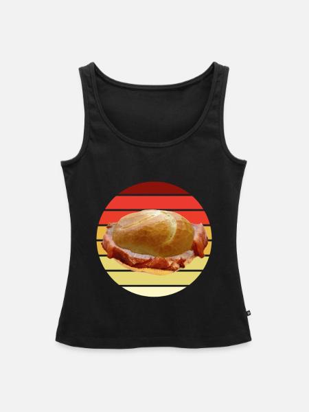 Leberkas Leberkäse Leberkässemmel Fleischkäse - Frauen Premium Organic Tank Top - Schwarz