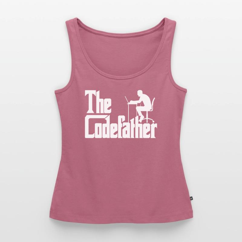 Code code développeur Codefather Spruch Débardeur bio Premium Femme