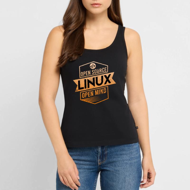 Linux Open Source Open Mind Operating System Women’s Premium Organic Tank top