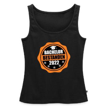 Bachelor 2022 Bachelorabschluss Bachelor - Frauen Premium Organic Tank Top - Schwarz - Vorne - AI Model Female 172 light (172cm)