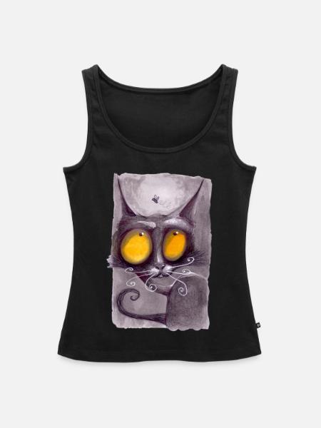 Seriennummer Cat 06 - Frauen Premium Organic Tank Top - Schwarz