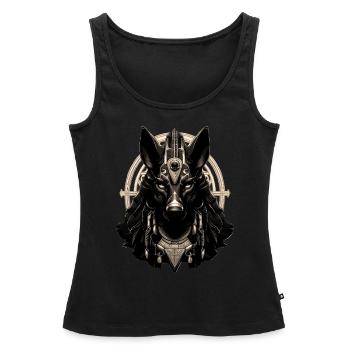 Ägypten Ägypten Isis Pharaonen Pharaonen Pyramide Afrika - Frauen Premium Organic Tank Top - Schwarz - Vorne - AI Model Female 172 light (172cm)