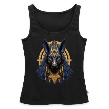 Ägypten Ägypten Isis Pharaonen Pharaonen Pyramide Afrika - Frauen Premium Organic Tank Top - Schwarz - Vorne - AI Model Female 172 light (172cm)