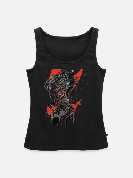 Graffiti-Kultur - Frauen Premium Organic Tank Top - Schwarz