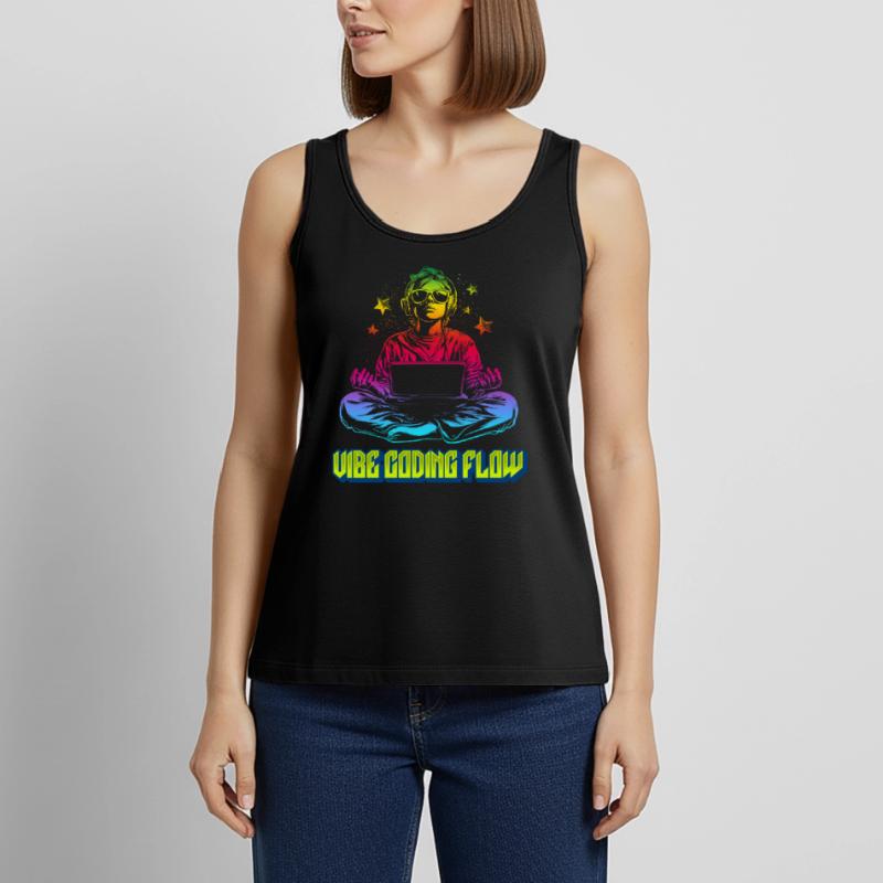 VIBE CODING FLOW – Programmers & Coders Women’s Premium Organic Tank top