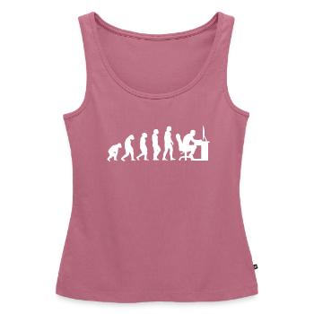 Gaming Evolution - Gamer Lustig Geschenk - Frauen Premium Organic Tank Top - Mauve - Vorne - AI Model Female 172 light (172cm)
