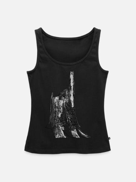 Baum - Frauen Premium Organic Tank Top - Schwarz