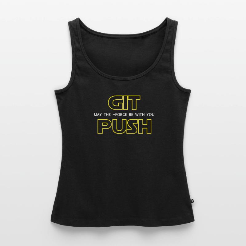 Git Push Nerd Developer Programmer Developer Women’s Premium Organic Tank top