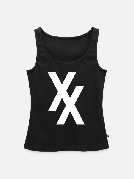 XX White - Frauen Premium Organic Tank Top - Schwarz