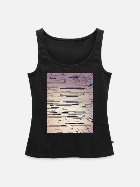 Tech - Frauen Premium Organic Tank Top - Schwarz