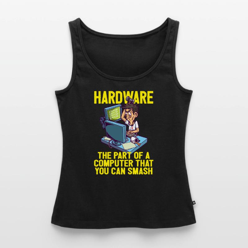 Smash PC Hardware Debugging IT Coder Informatik Frauen Premium Organic Tank Top