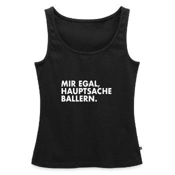 Ballern Drogen Techno Rave Raver Ecstasy MDMA - Frauen Premium Organic Tank Top - Schwarz - Vorne - AI Model Female 172 light (172cm)
