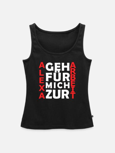 Alexa - Frauen Premium Organic Tank Top - Schwarz