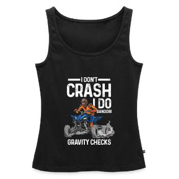 Quad-Quad-Radtour Quad Geschenk - Frauen Premium Organic Tank Top - Schwarz - Vorne - AI Model Female 172 light (172cm)