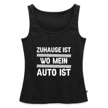 Autos Autofahren Autofahrer Geschenk - Frauen Premium Organic Tank Top - Schwarz - Vorne - AI Model Female 172 light (172cm)