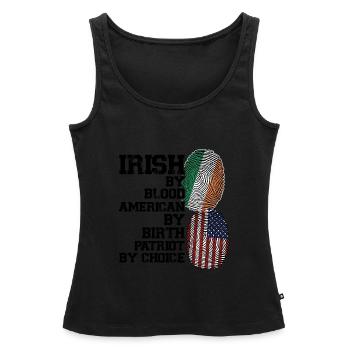 Irland Irisch Irische Wurzeln Geschenk - Frauen Premium Organic Tank Top - Schwarz - Vorne - AI Model Female 172 light (172cm)