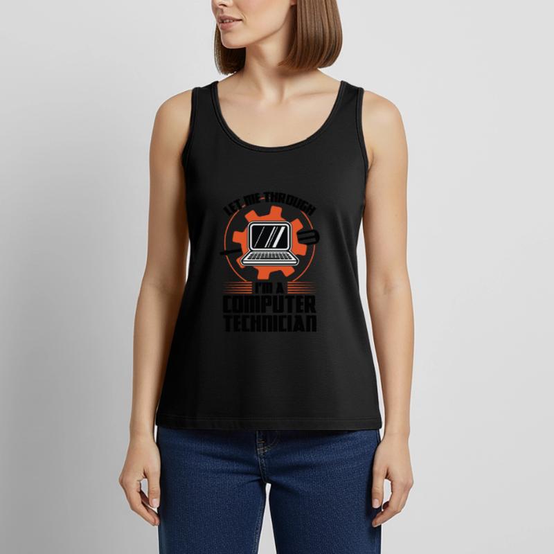 Technischer Support Computertechniker Technischer Frauen Premium Organic Tank Top