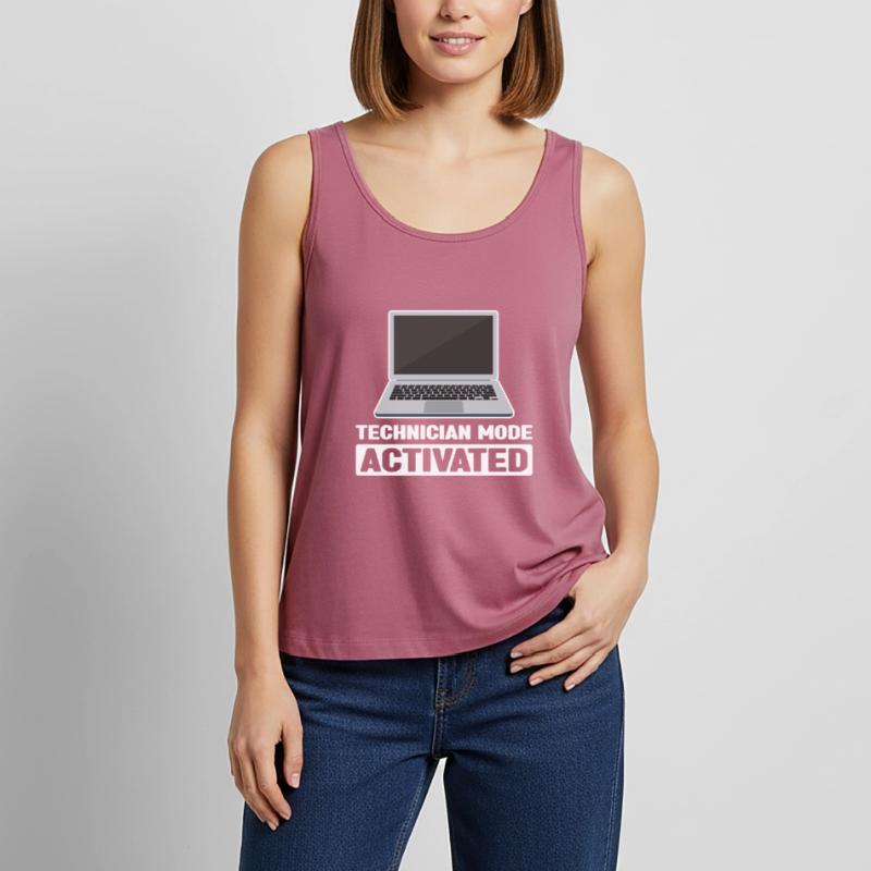 Technischer Support Computertechniker Technischer Frauen Premium Organic Tank Top