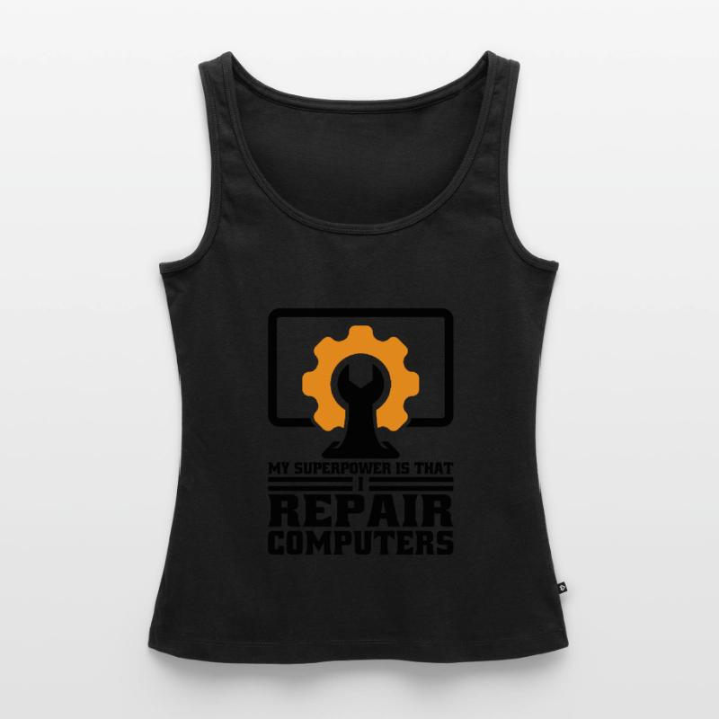 Technischer Support Computertechniker Technischer Frauen Premium Organic Tank Top
