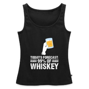 Whiskey trinken Whiskey trinken Whiskey Geschenk - Frauen Premium Organic Tank Top - Schwarz - Vorne - AI Model Female 172 light (172cm)