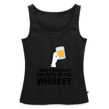 Whiskey trinken Whiskey trinken Whiskey Geschenk - Frauen Premium Organic Tank Top - Schwarz - Vorne - AI Model Female 172 light (172cm)