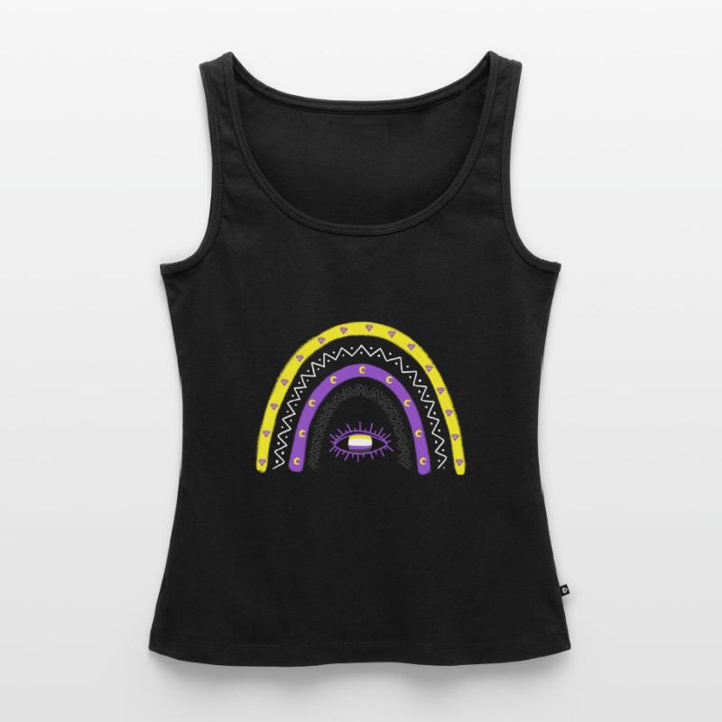 LGBTQ Nonbinary Rainbow Nonbinary Pride Women’s Premium Organic Tank top