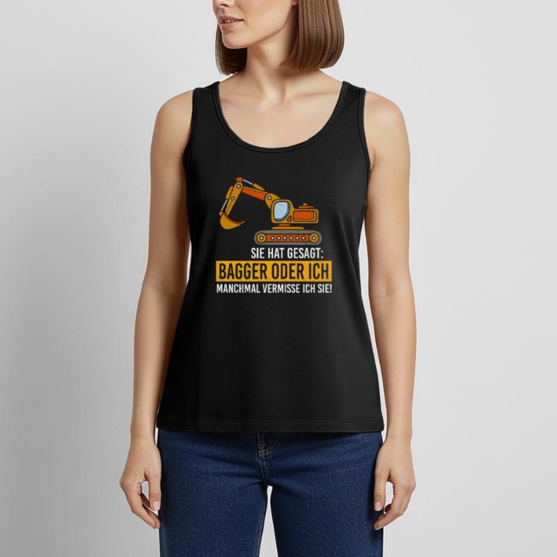 Bagger oder ich Frauen Premium Organic Tank Top