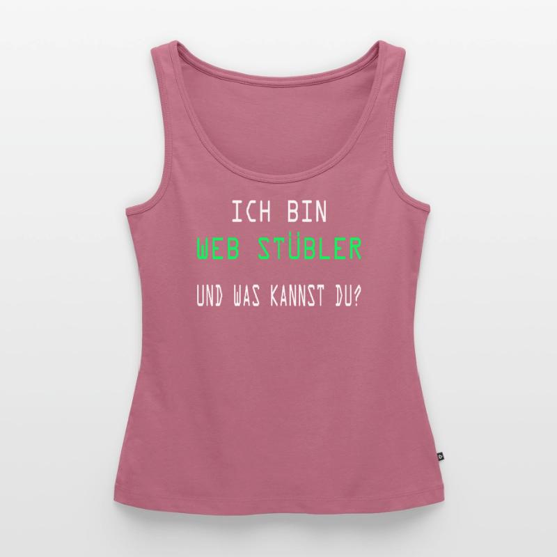 Computerarbeit Computerfreak Programmierung Coding Frauen Premium Organic Tank Top
