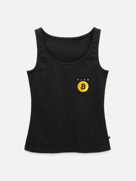Plan B - Bitcoin - Frauen Premium Organic Tank Top - Schwarz