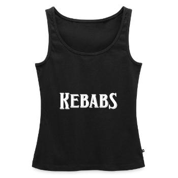 Kebabs - Frauen Premium Organic Tank Top - Schwarz - Vorne - AI Model Female 172 light (172cm)