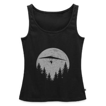 Drachenflieger Geschenk Drachenfliegen - Frauen Premium Organic Tank Top - Schwarz - Vorne - AI Model Female 172 light (172cm)