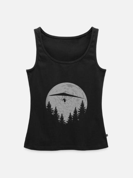 Drachenflieger Geschenk Drachenfliegen - Frauen Premium Organic Tank Top - Schwarz